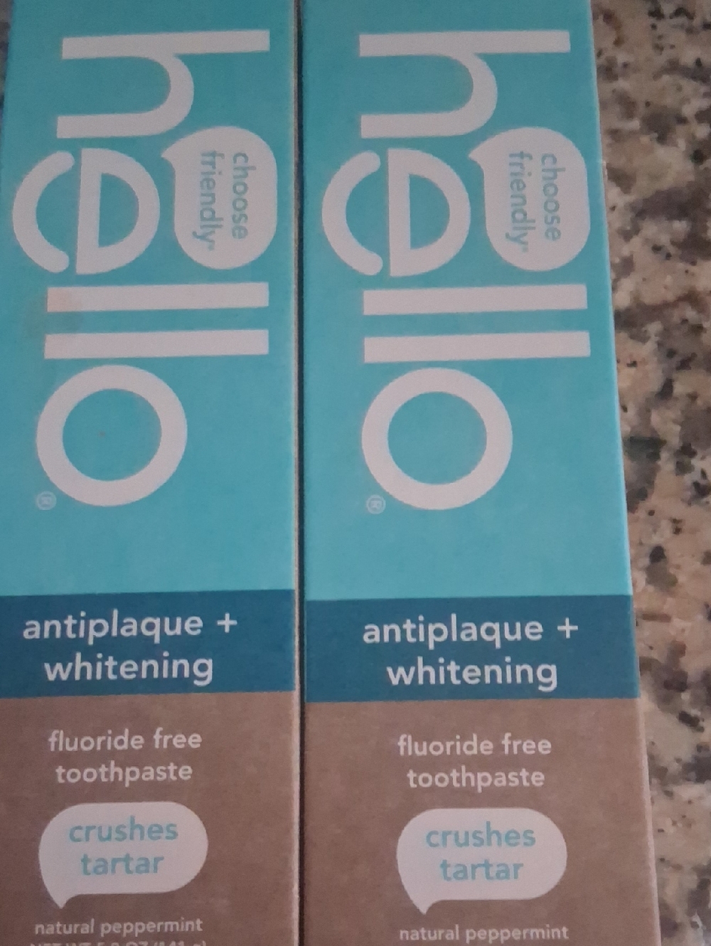 6 Brand New HELLO antiplaque + whitening Toothpaste
